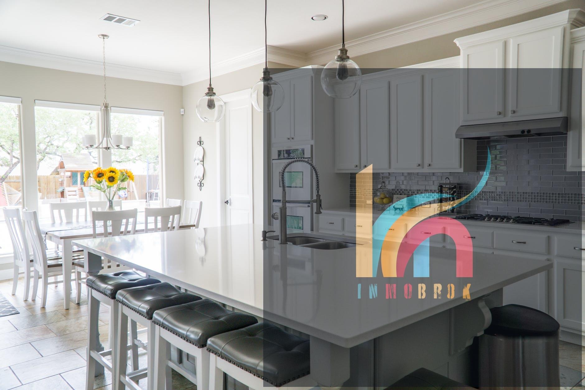 kitchen and dining area