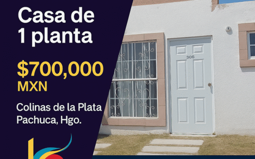 Casa de 1 planta en Colinas de la Plata